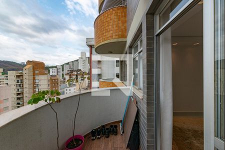 Varanda da Sala de apartamento para alugar com 1 quarto, 55m² em Buritis, Belo Horizonte