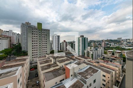 Varanda da Sala de apartamento para alugar com 1 quarto, 55m² em Buritis, Belo Horizonte