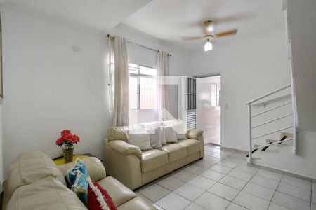 Sala de casa para alugar com 4 quartos, 179m² em Nova Mirim, Praia Grande