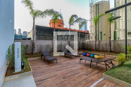 Solarium de apartamento à venda com 1 quarto, 28m² em Jardim Caravelas, São Paulo