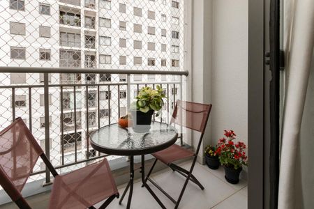 Varanda da Sala de apartamento à venda com 3 quartos, 71m² em Santo Amaro, São Paulo