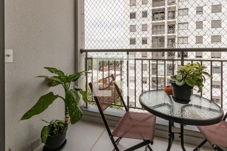 Varanda da Sala de apartamento à venda com 3 quartos, 71m² em Santo Amaro, São Paulo