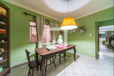 Sala de Jantar de casa à venda com 4 quartos, 256m² em Vila Pires, Santo André