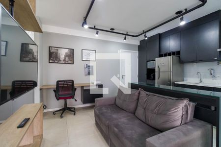 Sala de apartamento para alugar com 1 quarto, 38m² em Vila Andrade, São Paulo