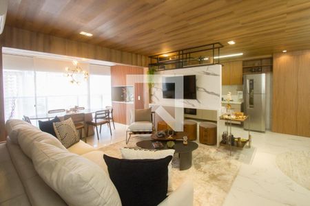 Sala de apartamento à venda com 2 quartos, 83m² em Jardim das Acacias, São Paulo