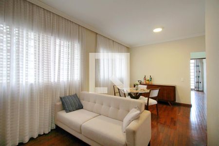 Sala de apartamento à venda com 3 quartos, 105m² em Sagrada Família, Belo Horizonte