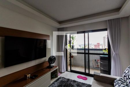 Sala de apartamento para alugar com 3 quartos, 97m² em Campestre, Santo André