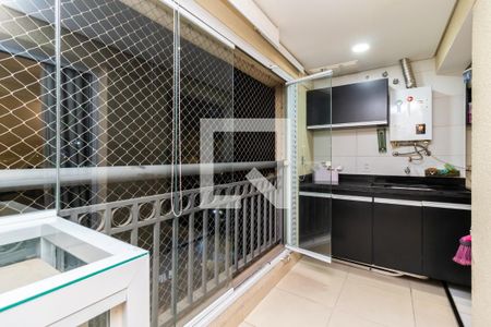 Varanda da Sala de apartamento à venda com 2 quartos, 56m² em Vila Santa Maria, São Paulo