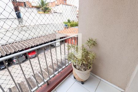 Varanda da Sala de apartamento à venda com 2 quartos, 58m² em Vila Granada, São Paulo