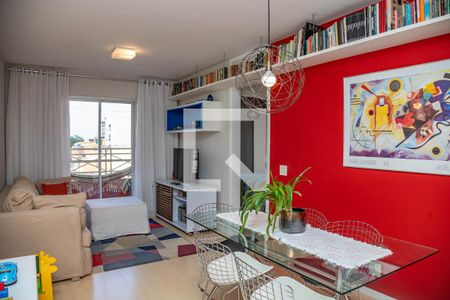 Sala  de apartamento à venda com 2 quartos, 67m² em Centro, Diadema