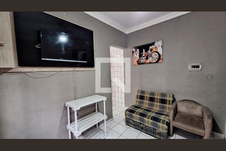 Sala de apartamento para alugar com 1 quarto, 68m² em Aviação, Praia Grande