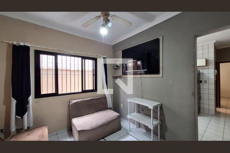 Sala de apartamento para alugar com 1 quarto, 68m² em Aviação, Praia Grande