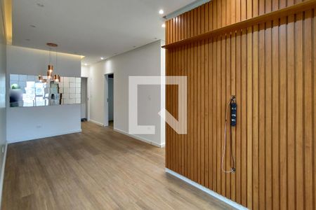 Sala de apartamento para alugar com 2 quartos, 70m² em Canto do Forte, Praia Grande