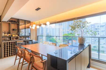 Varanda Gourmet de apartamento à venda com 2 quartos, 101m² em Jardim das Acacias, São Paulo