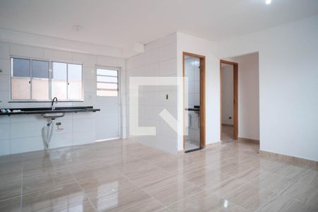 Sala/Cozinha de apartamento à venda com 2 quartos, 40m² em Vila Guilhermina, São Paulo