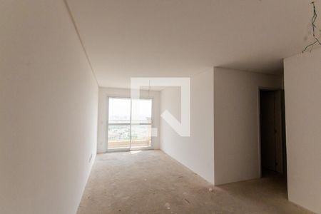 Sala de apartamento à venda com 3 quartos, 78m² em Vila Alzira, Santo André