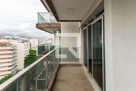 Varanda da Sala de apartamento para alugar com 3 quartos, 120m² em Tijuca, Rio de Janeiro