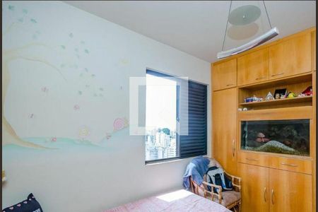 Quarto  de apartamento à venda com 3 quartos, 90m² em Gutierrez, Belo Horizonte