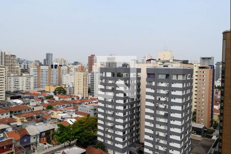 Vista da varanda de kitnet/studio para alugar com 1 quarto, 32m² em Pinheiros, São Paulo