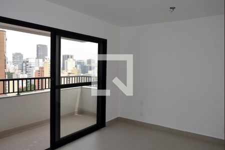 Sala/Quarto integrados de kitnet/studio para alugar com 1 quarto, 32m² em Pinheiros, São Paulo