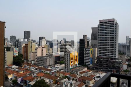 Vista da varanda de kitnet/studio para alugar com 1 quarto, 32m² em Pinheiros, São Paulo