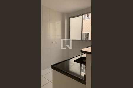 Cozinha de apartamento à venda com 2 quartos, 45m² em Chácara Cotia, Contagem