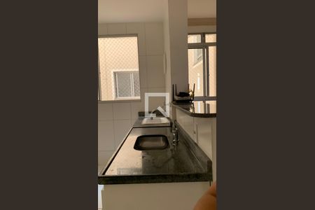 Cozinha de apartamento à venda com 2 quartos, 45m² em Chácara Cotia, Contagem