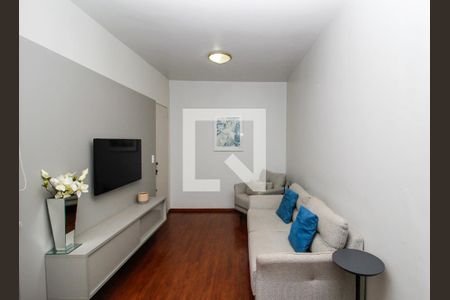 Sala de apartamento à venda com 2 quartos, 45m² em Sagrada Família, Belo Horizonte