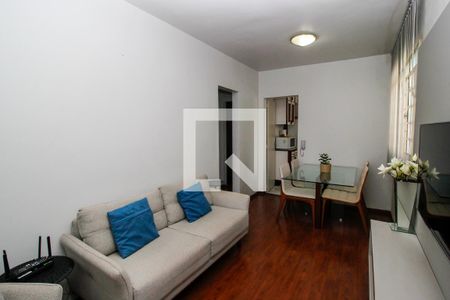 Sala de apartamento à venda com 2 quartos, 45m² em Sagrada Família, Belo Horizonte