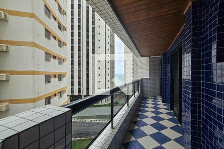 Varanda  de apartamento para alugar com 2 quartos, 75m² em Jardim Asturias, Guarujá