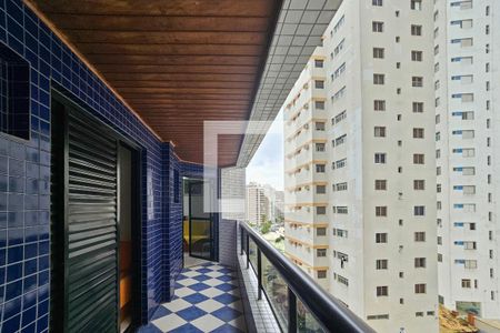 Varanda de apartamento para alugar com 2 quartos, 75m² em Jardim Asturias, Guarujá