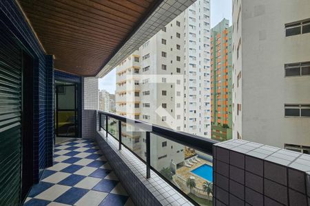 Varanda de apartamento para alugar com 2 quartos, 75m² em Jardim Asturias, Guarujá