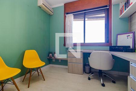 Quarto 1 / Escritório de apartamento à venda com 3 quartos, 100m² em Cristal, Porto Alegre