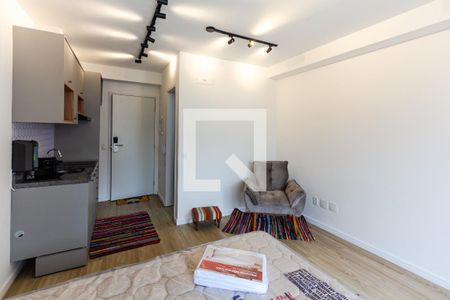 Studio de kitnet/studio para alugar com 1 quarto, 24m² em Indianópolis, São Paulo