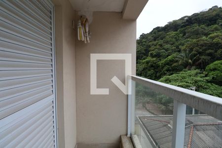 Sacada/Quarto 1 de apartamento para alugar com 2 quartos, 52m² em Tortuga, Guarujá