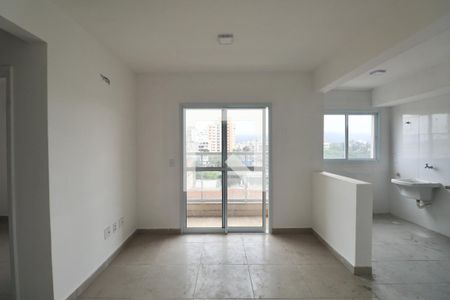 Sala de apartamento para alugar com 2 quartos, 52m² em Tortuga, Guarujá