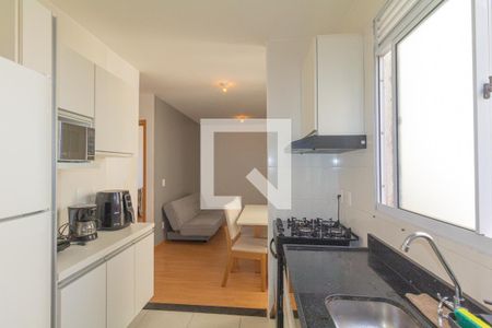 Cozinha de apartamento à venda com 2 quartos, 42m² em Igara, Canoas