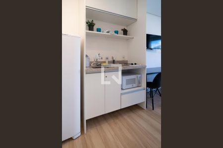 Cozinha  de kitnet/studio à venda com 0 quarto, 21m² em Consolação, São Paulo