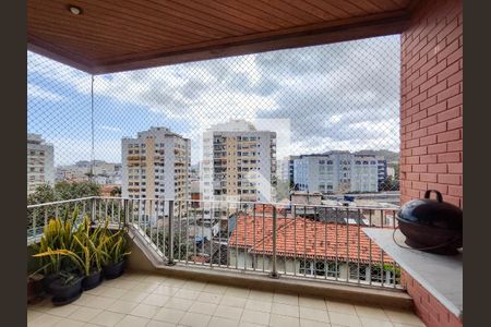 Varanda da Sala de apartamento à venda com 1 quarto, 66m² em Tijuca, Rio de Janeiro