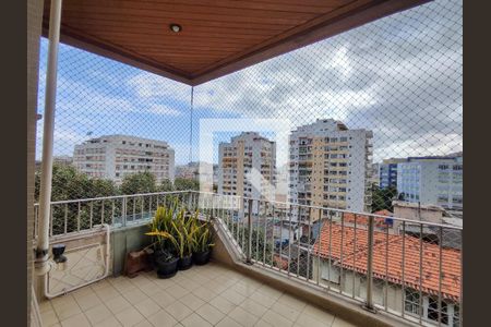 Varanda da Sala de apartamento à venda com 1 quarto, 66m² em Tijuca, Rio de Janeiro