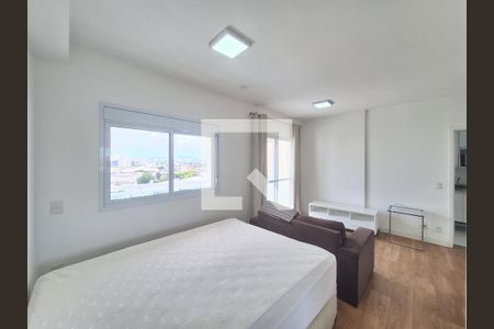 Detalhe Sala/Quarto de apartamento para alugar com 1 quarto, 41m² em Várzea da Barra Funda, São Paulo