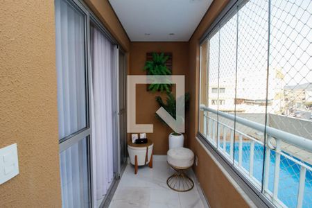 Varanda de apartamento à venda com 3 quartos, 78m² em São Geraldo, Belo Horizonte