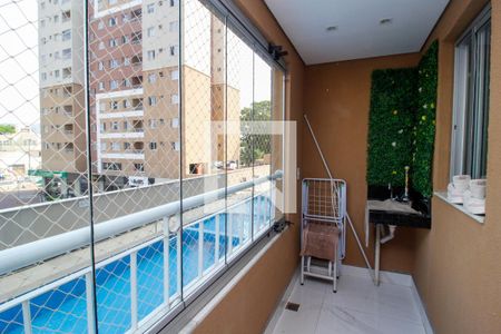 Varanda de apartamento à venda com 3 quartos, 78m² em São Geraldo, Belo Horizonte