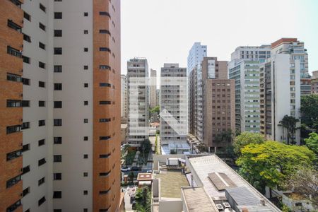 Vista da Sala de apartamento para alugar com 2 quartos, 122m² em Cerqueira César, São Paulo