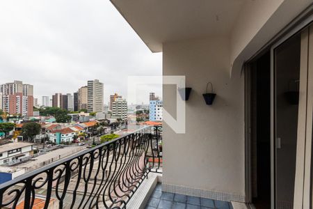 Varanda da Sala de apartamento à venda com 3 quartos, 142m² em Jardim, Santo André