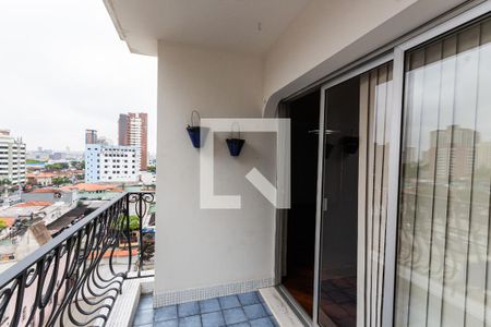 Varanda da Sala de apartamento para alugar com 3 quartos, 135m² em Jardim, Santo André