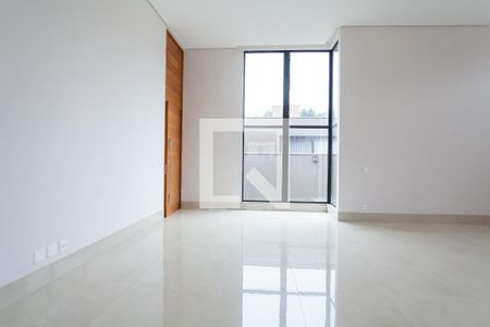 sala de casa de condomínio à venda com 4 quartos, 262m² em Alphaville Nova Lima, Nova Lima