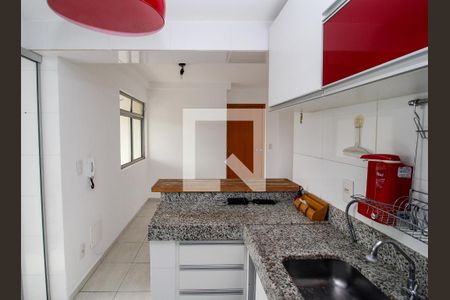 Cozinha de apartamento à venda com 2 quartos, 61m² em Serra, Belo Horizonte