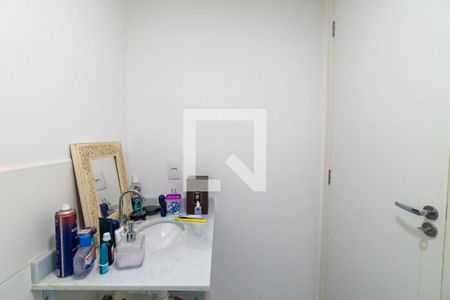 Banheiro da Suíte de kitnet/studio à venda com 1 quarto, 27m² em Vila Guarani (zona Sul), São Paulo