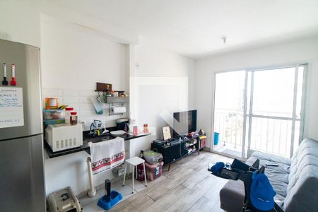 Sala/Cozinha de kitnet/studio à venda com 1 quarto, 27m² em Vila Guarani (zona Sul), São Paulo